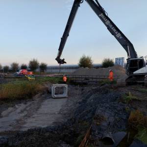Wetterskip Fryslân bouwt nieuw gemaal Hoarslân bij Berltsum