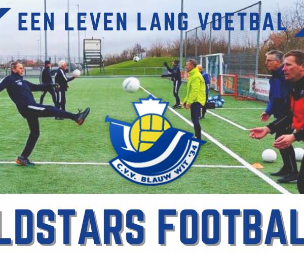 OldStars Voetbal van start bij Blauwwit ’34 in Leeuwarden, ook voor niet-Blauwwitters