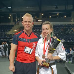 Cheyenne Dokter 3e op EK full-contact karate in Litouwen