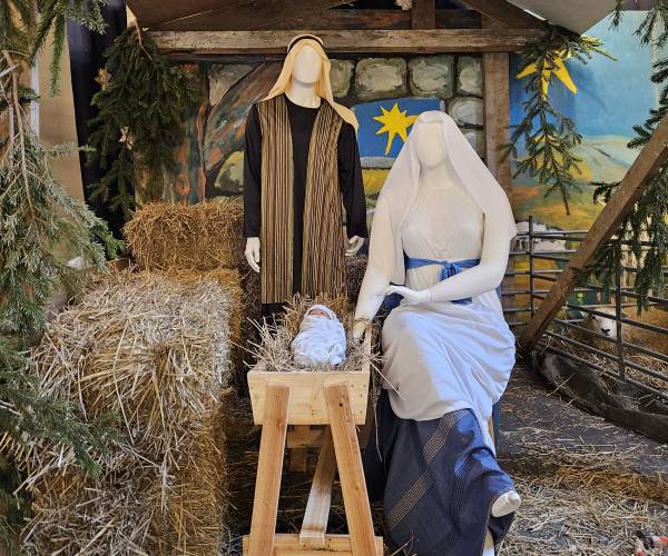 Levende kerststal zaterdag 20 december