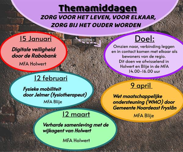 Themamiddagen - Zorg voor het leven