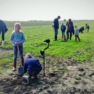 Speuren op het land in Firdgum