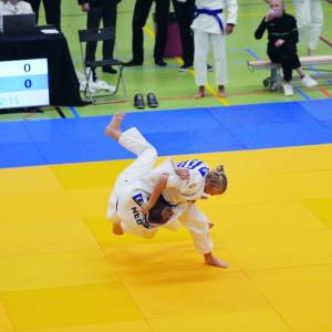 Tamara Bonnema en Ferron Poelstra Judokampioenen Noord-Nederland