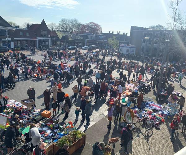 Inschrijving Koningsdag Kindervrijmarkt Stiens geopend