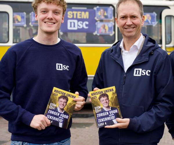 Stienser Kristan IJkema kandidaat-Kamerlid namens NSC bij Tweede Kamerverkiezingen