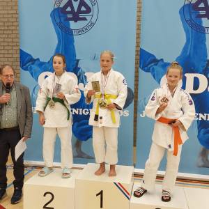 Fenne Bosman wint Open Drentse Judo Kampioenschappen