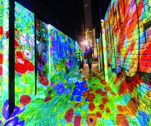 Poëtische lichtroute Decemberlicht