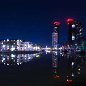 Geniet op zaterdagavond 30 november tijdens het magische Leeuwarden Urban Night Adventure LUNA van het uitzicht over Leeuwarden en Fryslân vanaf unieke hoogte!