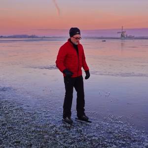 Herman van der Geest gaat over één nacht ijs