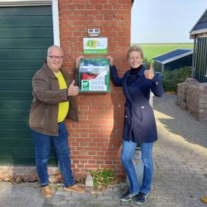 BuurtAED in Westhoek geplaatst