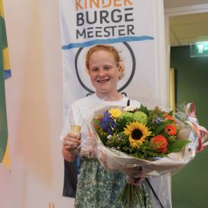 Esmee Goet nieuwe kinderburgemeester Noardeast-Fryslân