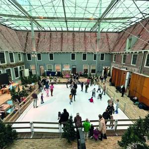 Kerstvakantie: schaatsen en speuren in Natuurmuseum Fryslân