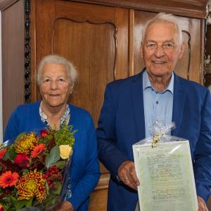 60-jarig huwelijksjubileum echtpaar Torensma-Monsma