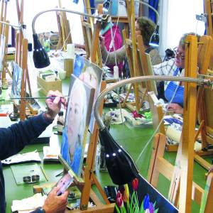 15 Jaar schilderlessen bij Realistisch Schilderen in Stiens