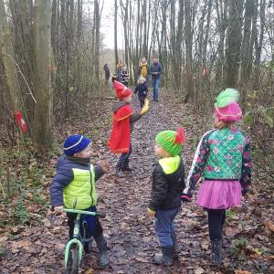 Sinterklaas speurtocht in Stienserbos groot succes