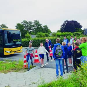 Officiële opening busbaan Hallum