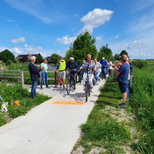 Nieuw stuk fietspad Dronryp – Deinum geopend